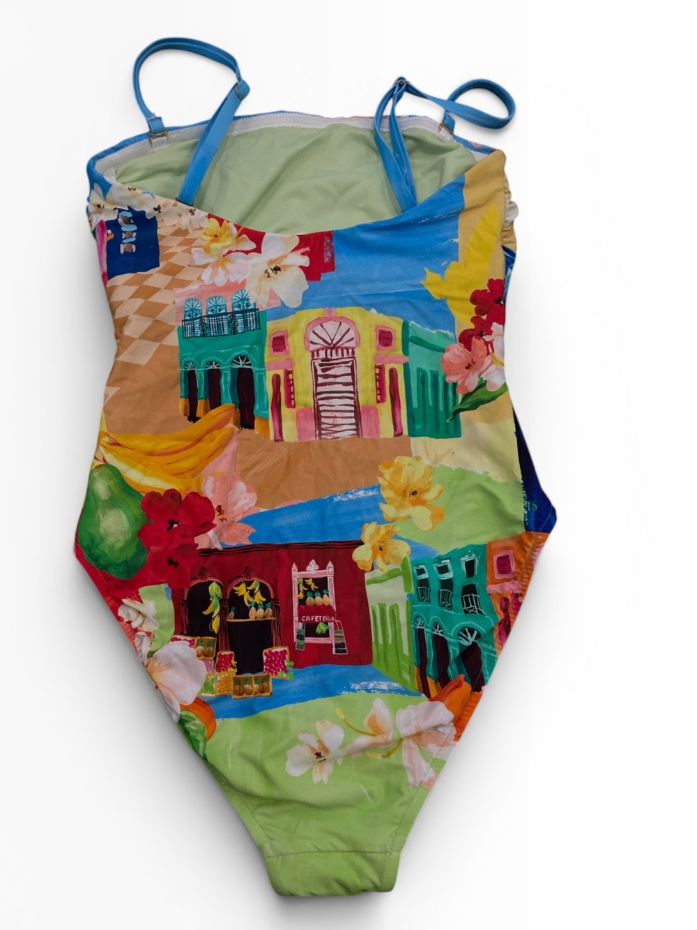 Seafolly Colorful Tropical Print One-Piece Swimsuit